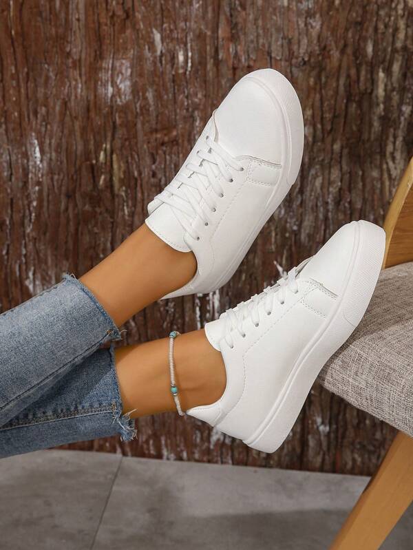 Autumn Soft White Sneakers