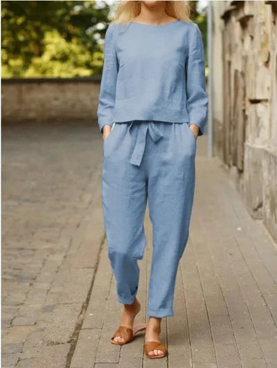 Anne | Women's Linen Set