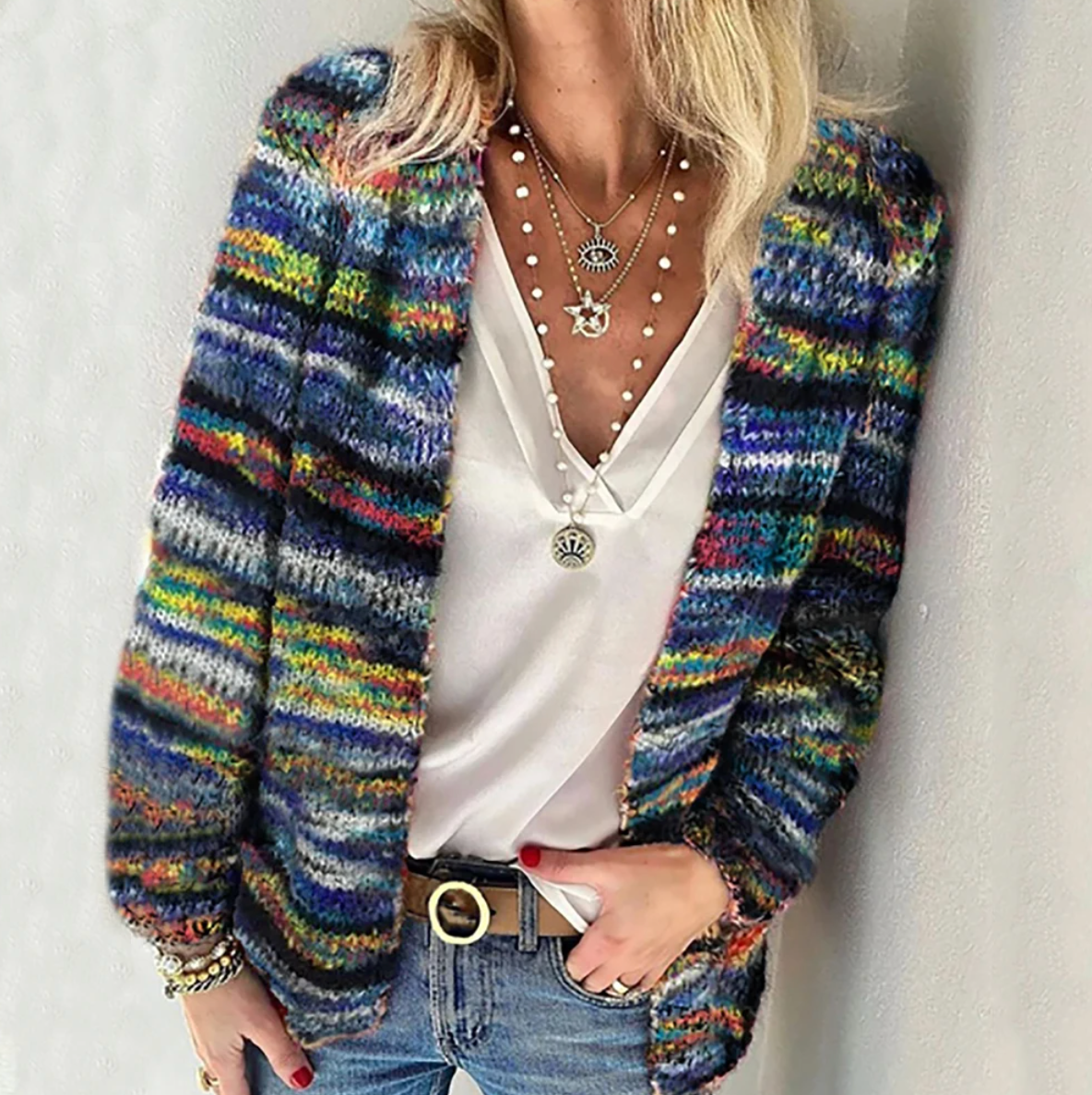 Lyra/ Vibrant Knit Cardigan