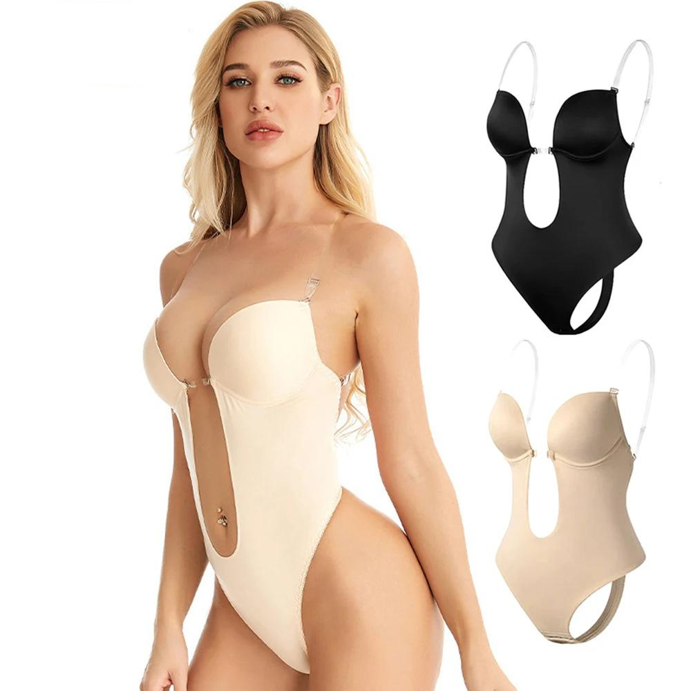 Deep V-Neck Body Shaper