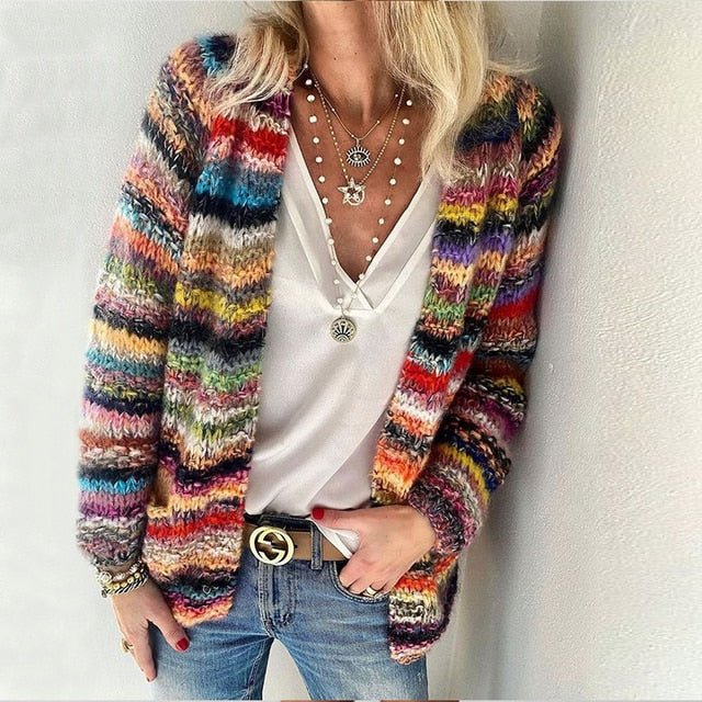 Lyra/ Vibrant Knit Cardigan